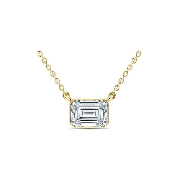 Skyset 14k Yellow Gold Lab-Grown Diamond Necklace 1 ct. tw.