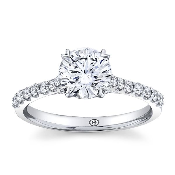Christopher Designs Lab-Grown 14k White Gold Diamond Engagement Ring 1 1/2 ct. tw.