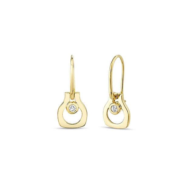 Michael M. 14k Yellow Gold Diamond Earrings 1/8 ct. tw.