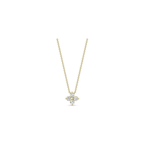 14k Yellow Gold Necklace 3/8 ct. tw.