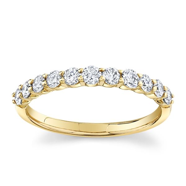 Eternalle Lab-Grown 14k Yellow Gold Diamond Wedding Band 1/2 ct. tw.