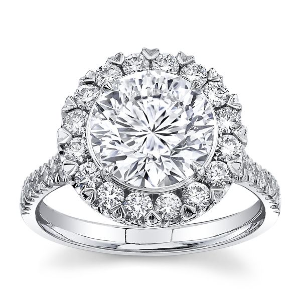 Christopher Designs Lab-Grown 14k White Gold Diamond Engagement Ring 3 3/4 ct. tw.