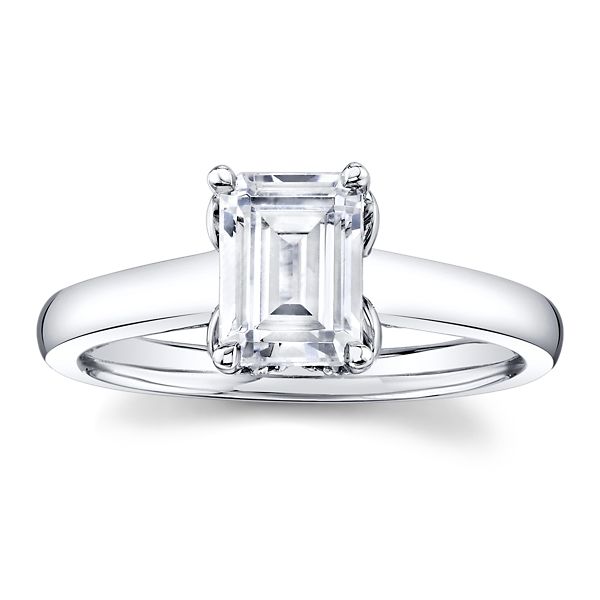Platinum Diamond Engagement Ring Setting 1/10 ct. tw.
