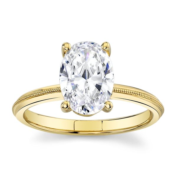 RB Signature THE PETITE 14k Yellow Gold Engagement Ring Setting