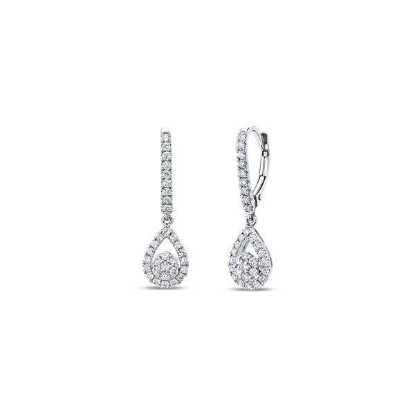 Eternalle Lab-Grown 14k White Gold Diamond Earrings 3/4 ct. tw.