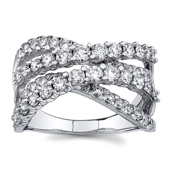 Eternalle Lab-Grown 14k White Gold Diamond Wedding Band 1 1/3 ct. tw.