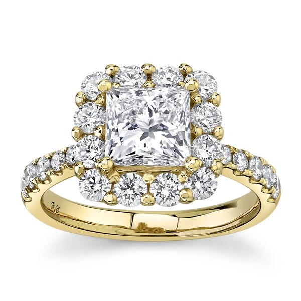 Eternalle Lab-Grown 14k Yellow Gold Diamond Engagement Ring 2 1/2 ct. tw.