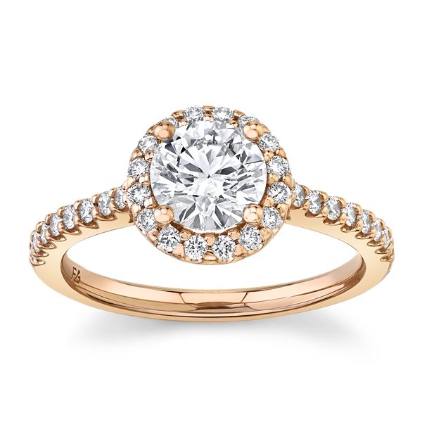 Eternalle Lab-Grown 14k Rose Gold Diamond Engagement Ring 1 1/4 ct. tw.