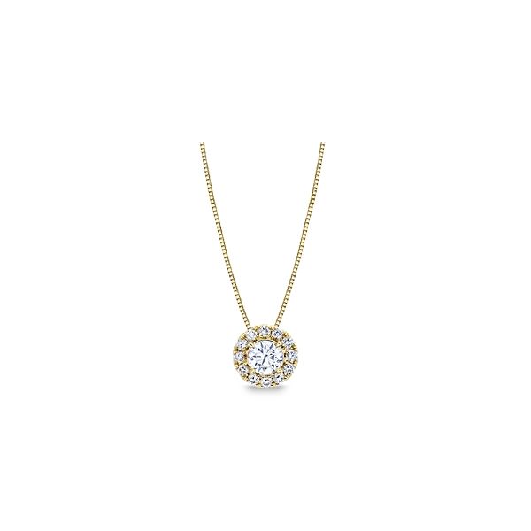 Eternalle Lab-Grown 14k Yellow Gold Pendant 5/8 ct. tw.