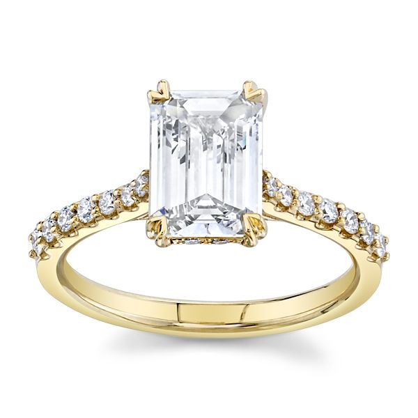 Christopher Designs Lab-Grown 14k Yellow Gold Diamond Engagement Ring 2 ct. tw.