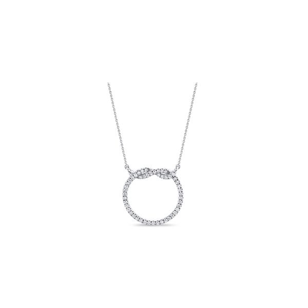 Eternalle Lab-Grown 14k White Gold Diamond Necklace 3/4 ct. tw.