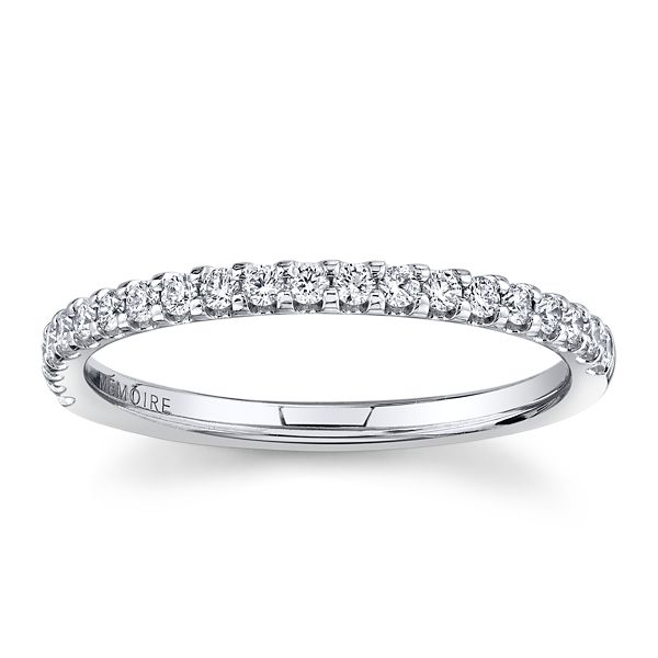 Memoire Platinum Diamond Wedding Band 1/4 ct. tw.