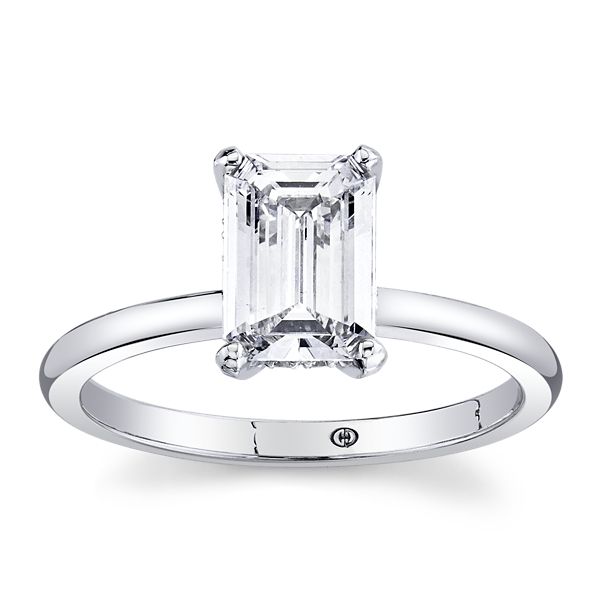 Christopher Designs Lab-Grown 14k White Gold Diamond Engagement Ring 1 ct. tw.