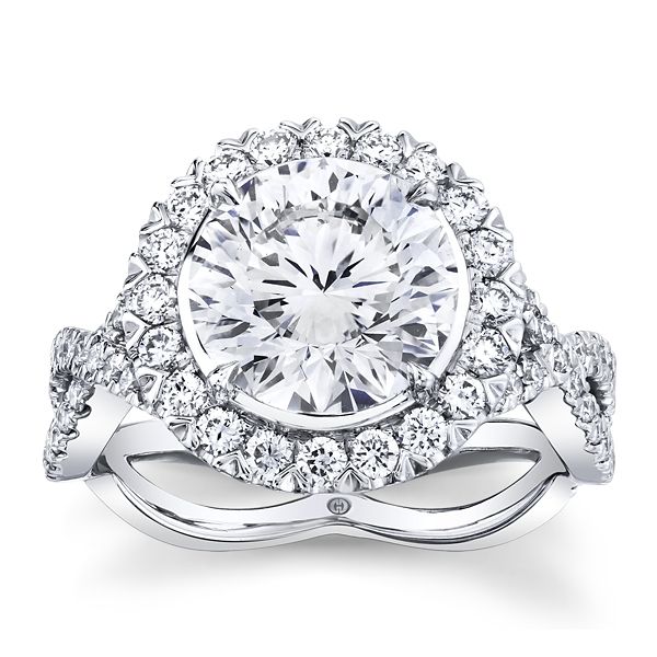 Christopher Designs Lab-Grown 14k White Gold Diamond Engagement Ring 3 3/4 ct. tw.