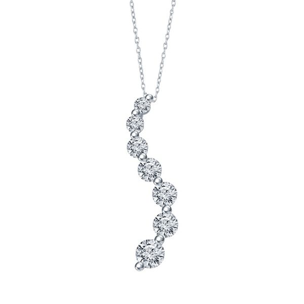 Eternalle Lab-Grown 14k White Gold Diamond Pendant 1/2 ct. tw.