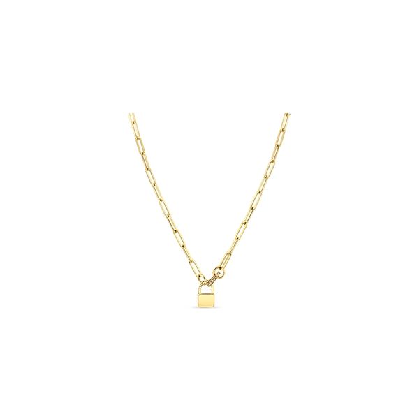 14k Yellow Gold Diamond Necklace .06 ct. tw.