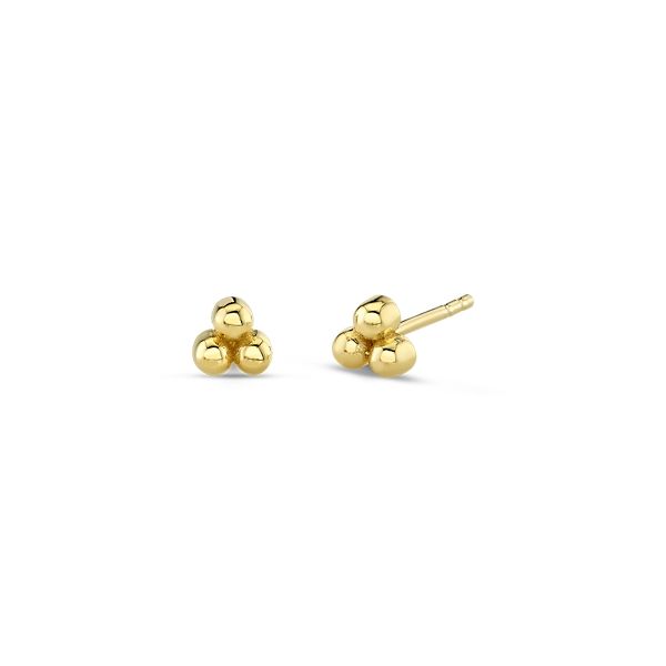 14k Yellow Gold Stud Earrings