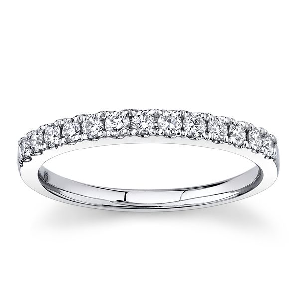 RB Signature 14k White Gold Diamond Wedding Band 1/3 ct. tw.