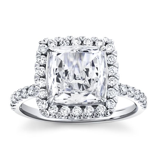 Christopher Designs Lab-Grown 14k White Gold Diamond Engagement Ring 2 3/4 ct. tw.