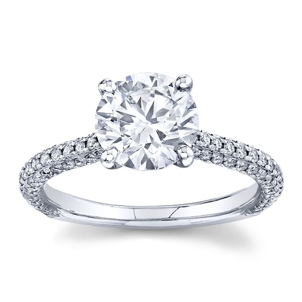 Eternalle Lab-Grown 14k White Gold Diamond Engagement Ring 2 1/4 ct. tw.