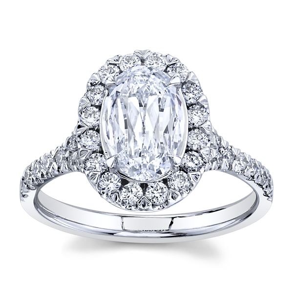 Christopher Designs Lab-Grown 14k White Gold Diamond Engagement Ring 1 3/4 ct. tw.