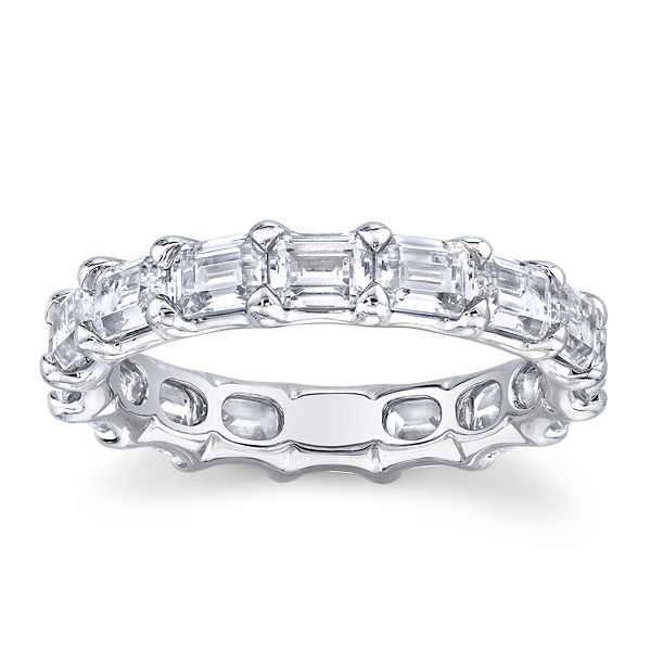 A.Jaffe 18k White Gold Diamond Eternity Band 3 3/4 ct. tw.