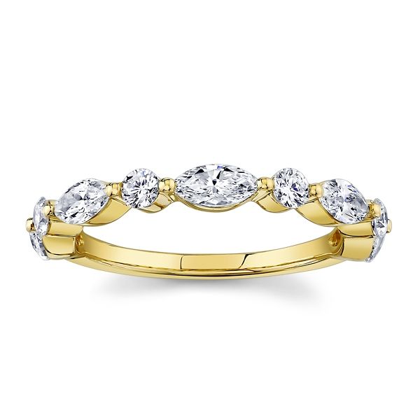 Eternalle Lab-Grown 14k Yellow Gold Diamond Wedding Band 1 ct. tw.