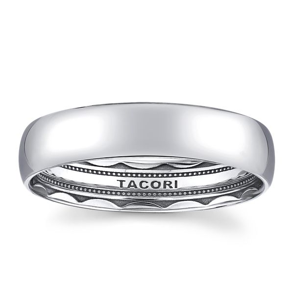 Tacori 18k White Gold 5 mm Wedding Band