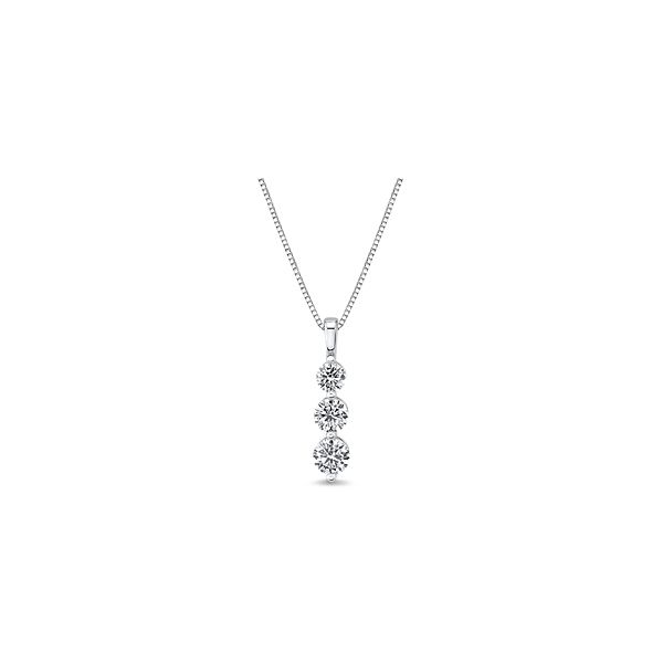 Eternalle Lab-Grown 14k White Gold Diamond Pendant 3/4 ct. tw.