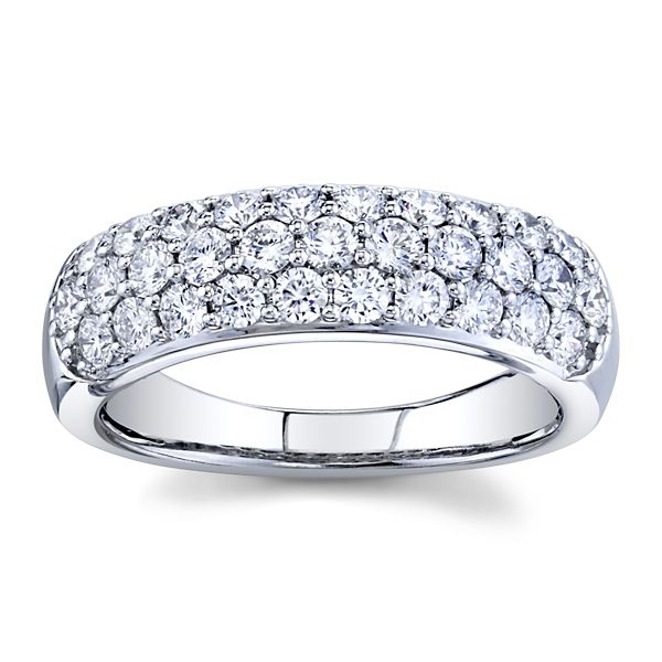 Eternalle Lab-Grown 14k White Gold Diamond Wedding Band 1 ct. tw.