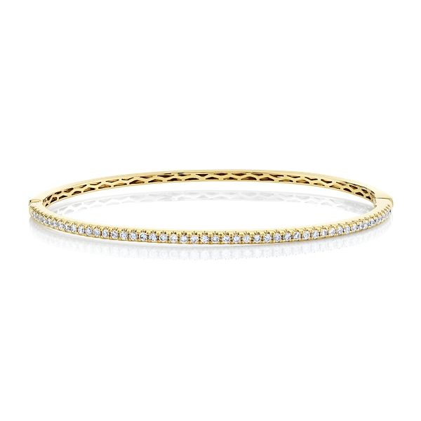 14k Yellow Gold Diamond Bracelet 5/8 ct. tw.