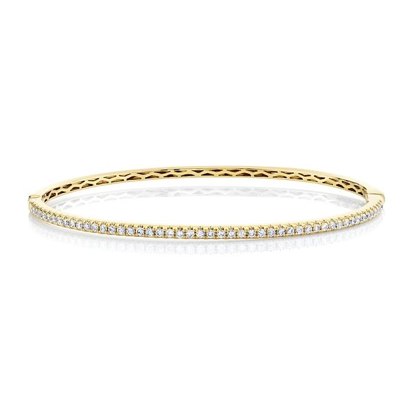 14k Yellow Gold Diamond Bracelet 5/8 ct. tw.