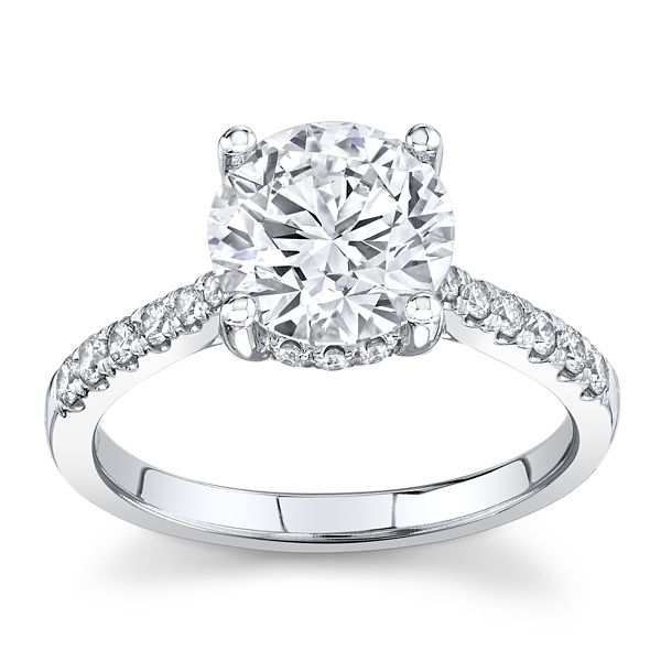 Eternalle Lab-Grown 14k White Gold Diamond Engagement Ring 2 1/4 ct. tw.