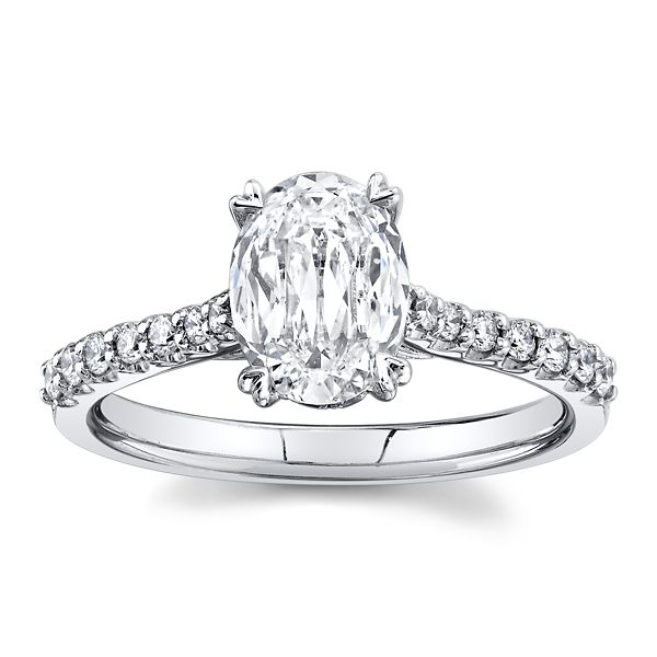 Christopher Designs Lab-Grown 14k White Gold Diamond Engagement Ring 1 1/2 ct. tw.