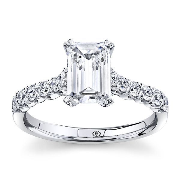 Christopher Designs Lab-Grown 14k White Gold Diamond Engagement Ring 1 1/2 ct. tw.