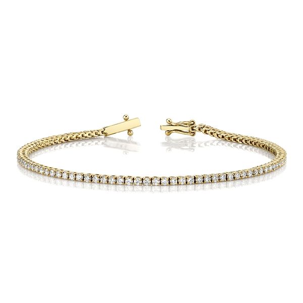 Eternalle Lab-Grown 14k Yellow Gold Diamond Bracelet 2 ct. tw.