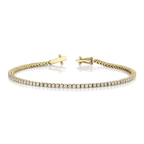 Eternalle Lab-Grown 14k Yellow Gold Bracelet 2 ct. tw.