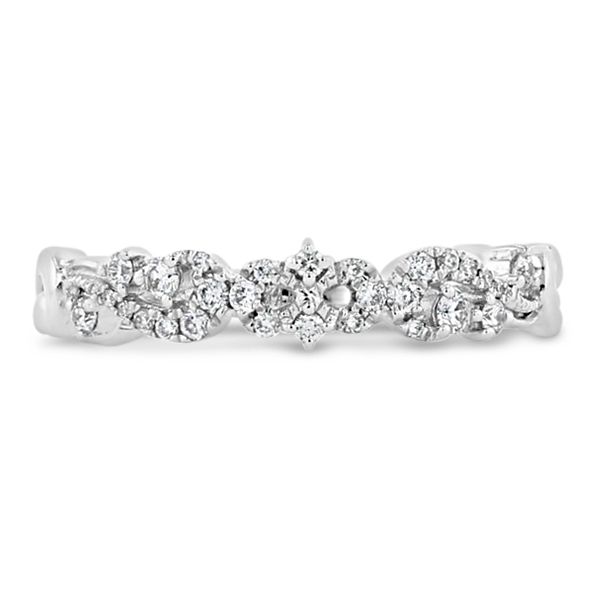 Kirk Kara 18k White Gold Diamond Wedding Band 1/8 ct. tw.