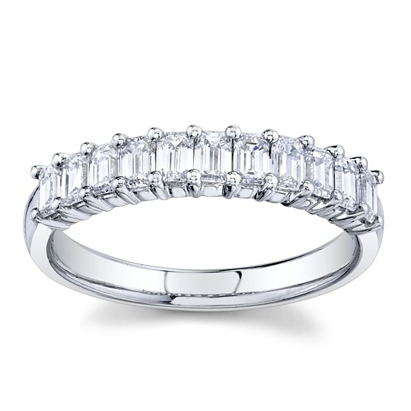 Eternalle Lab-Grown 14k White Gold Diamond Wedding Band 1 ct. tw.