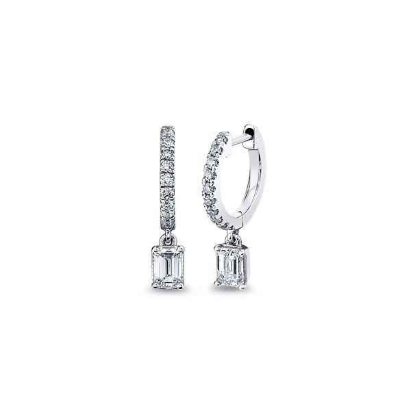 Eternalle Lab-Grown 14k White Gold Diamond Earrings 7/8 ct. tw.