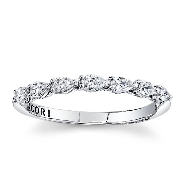 Tacori 18k White Gold Diamond Wedding Band 1/3 ct. tw.