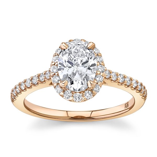 Eternalle Lab-Grown 14k Rose Gold Diamond Engagement Ring 1 1/4 ct. tw.