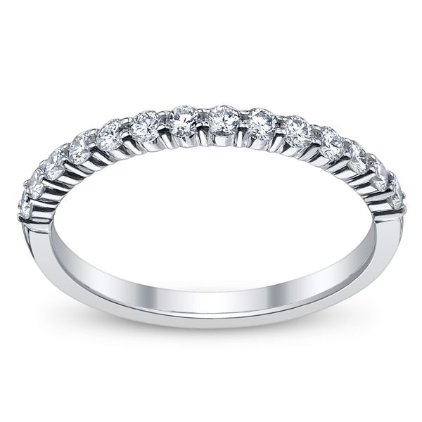 RB Signature 14k White Gold Diamond Wedding Ring 1/3 ct. tw. .