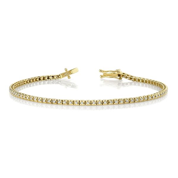 14k Yellow Gold Bracelet 1/2 ct. tw.
