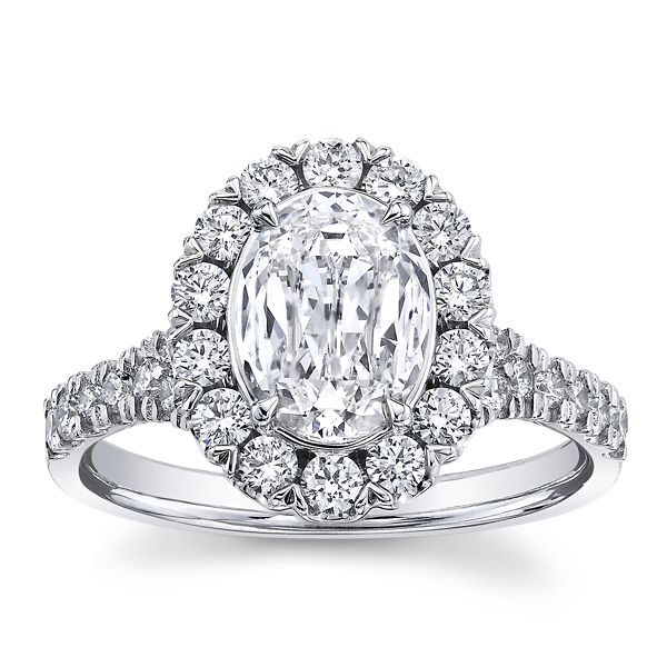 Christopher Designs Lab-Grown 14k White Gold Diamond Engagement Ring 2 ct. tw.