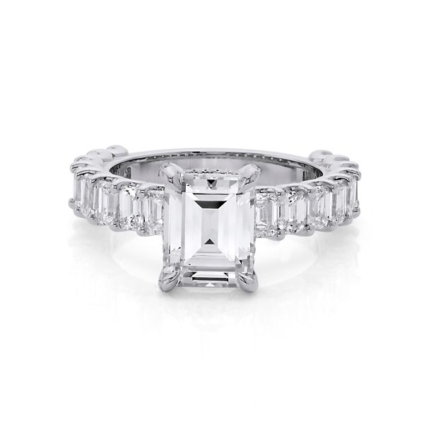 Michael M. 18k White Gold Diamond Engagement Ring Setting 2 1/4 ct. tw.