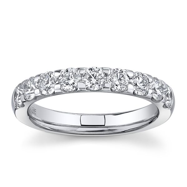 Memoire Platinum Diamond Wedding Band 1 ct. tw.