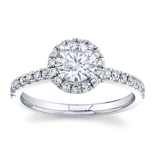 Utwo 14k White Gold Diamond Engagement Ring 1 ct. tw.