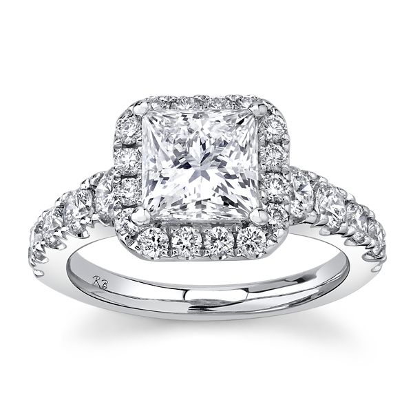 Eternalle Lab-Grown 14k White Gold Diamond Engagement Ring 3 ct. tw.