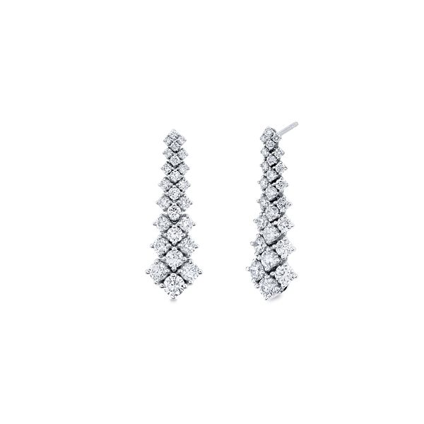 Eternalle Lab-Grown 14k White Gold Diamond Earrings 3 3/4 ct. tw.